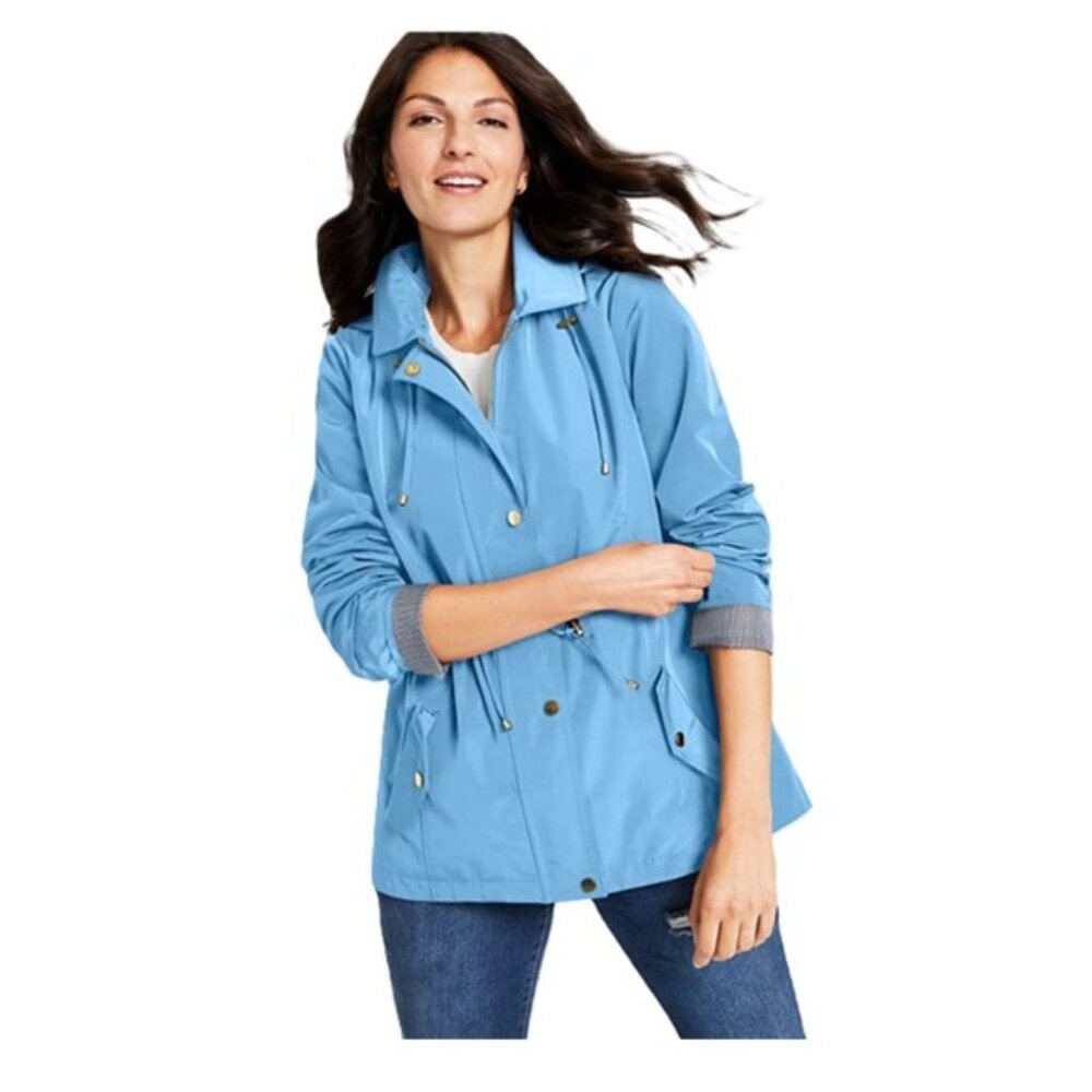 Style & Co. Hooded Anorak Jacket Sz XL